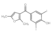 Furidarone structure, CAS 4662-17-3