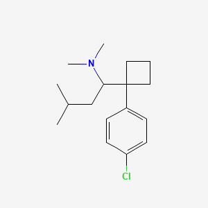 sibutramine hydrochloride hydrate structure, CAS 106650-56-0