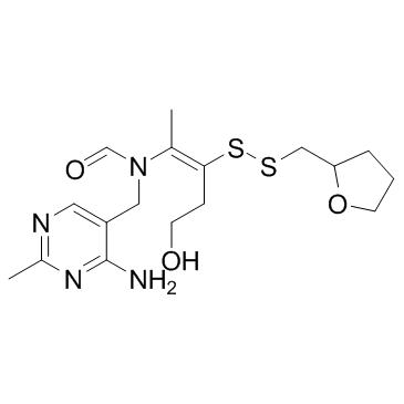 Fursultiamine structure, CAS 804-30-8