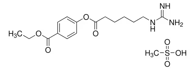 Gabexate structure, CAS 39492-01-8