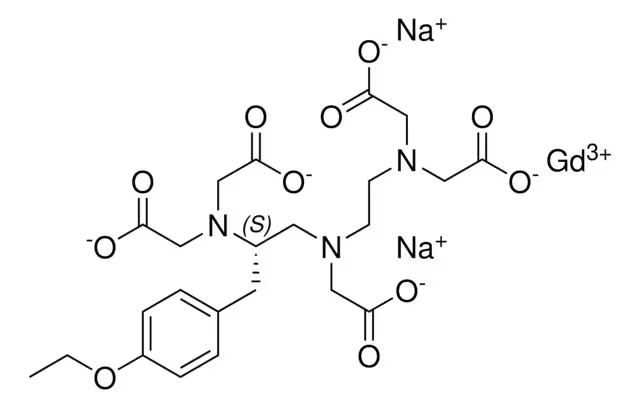 Gadoxetic acid structure, CAS 135326-11-3