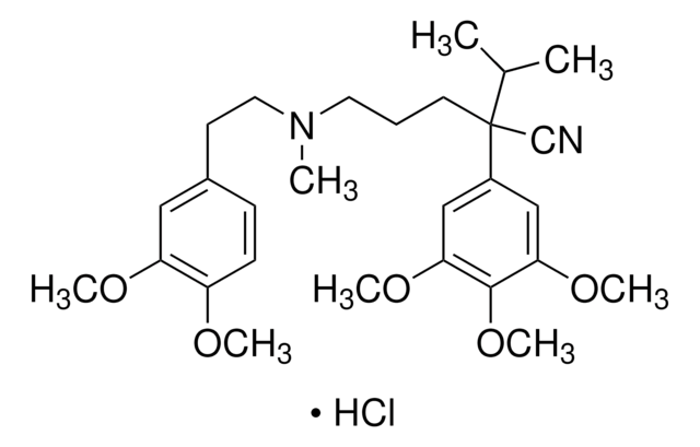 Gallopamil structure, CAS 16662-47-8