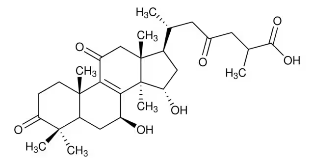 Ganoderic acid A structure, CAS 81907-62-2