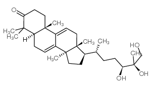 Ganodermatriol structure, CAS 105300-28-5