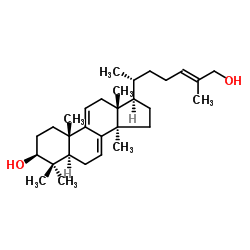 Ganoderol B structure, CAS 104700-96-1