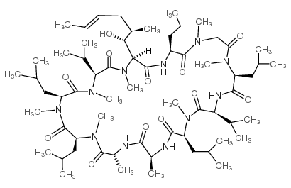 Geclosporin structure, CAS 74436-00-3