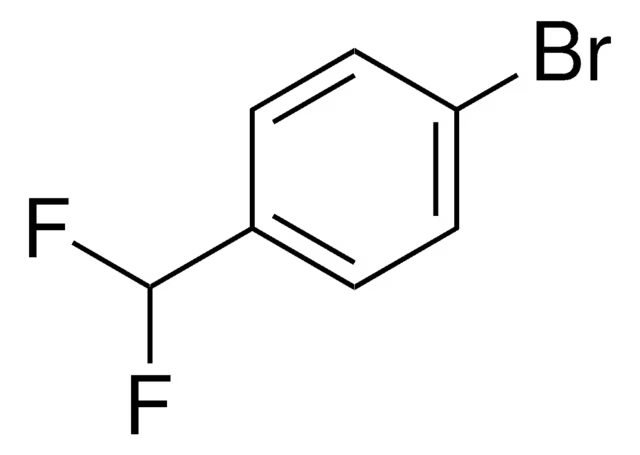1-Bromo-4-difluoromethylbenzene structure, CAS 51776-71-7