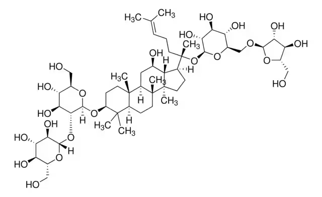 Ginsenoside Rc structure, CAS 11021-14-0