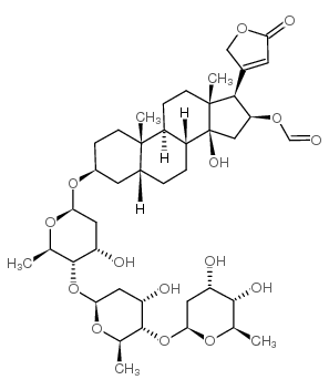 Gitaloxin structure, CAS 3261-53-8