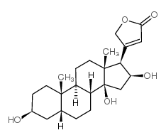 Gitoxigenin structure, CAS 545-26-6