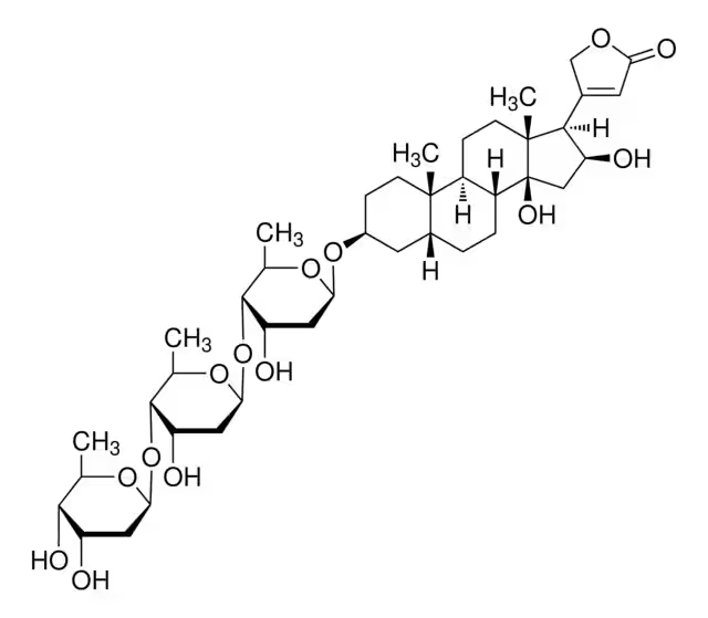 Gitoxin structure, CAS 4562-36-1