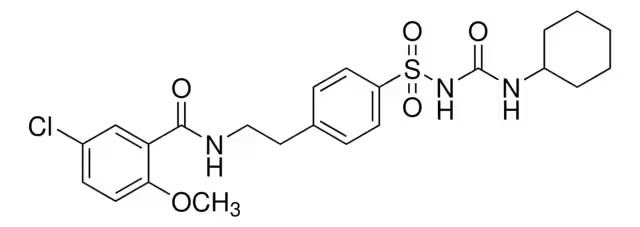 Glibenclamide structure, CAS 10238-21-8