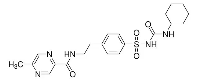 Glipizide structure, CAS 29094-61-9