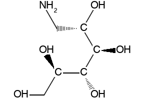 Glucamine structure, CAS 488-43-7