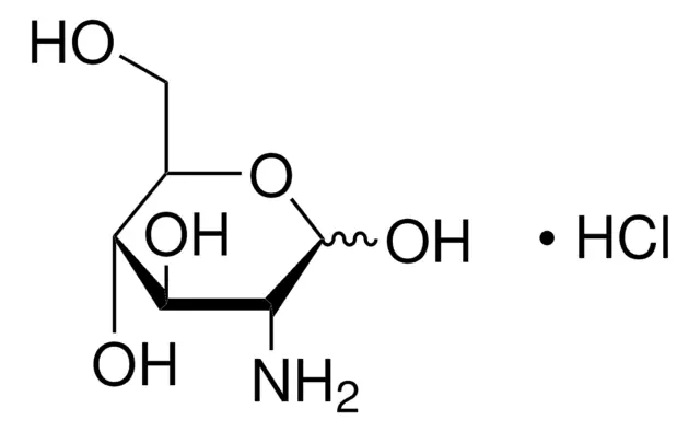 Glucosamine sulfate structure, CAS 66-84-2