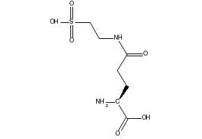 Glutaurine structure, CAS 56488-60-9