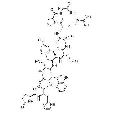 Goserelin structure, CAS 65807-02-5