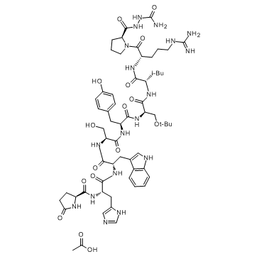 Goserelin acetate structure, CAS 145781-92-6