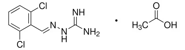 Guanabenz structure, CAS 7473-70-3