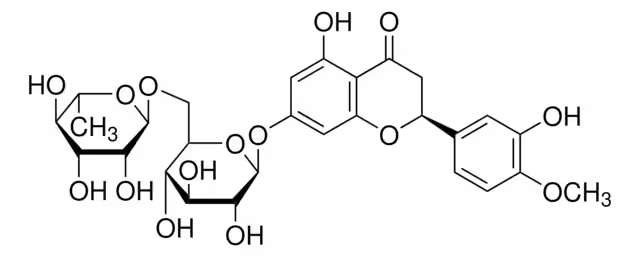 Hesperidin structure, CAS 520-26-3