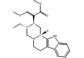 Hirsutine structure, CAS 7729-23-9