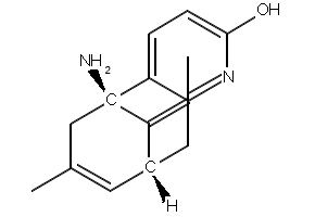 (-)-Huperzine A structure, CAS 102518-79-6