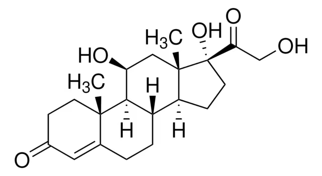 Hydrocortisone structure, CAS 50-23-7