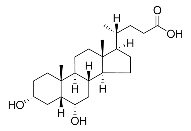 Hyodeoxycholic acid structure, CAS 83-49-8