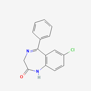 Nordiazepam structure, CAS 1088-11-5