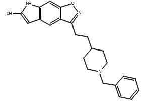 Icopezil structure, CAS 145508-78-7