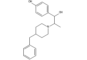 Ifenprodil structure, CAS 23210-56-2