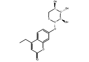 Iliparcil structure, CAS 137214-72-3