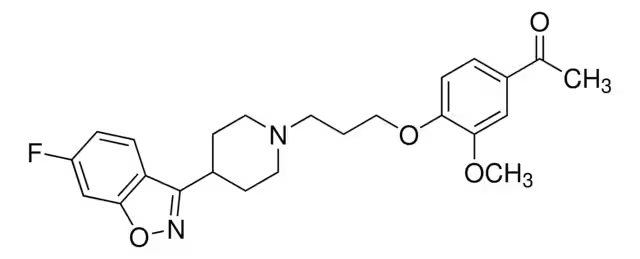 Iloperidone structure, CAS 133454-47-4