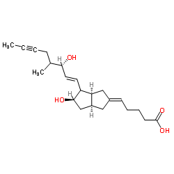 Iloprost structure, CAS 73873-87-7
