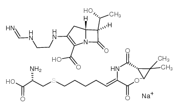 Imipenem and Cilastatin Sodium structure, CAS 85960-17-4