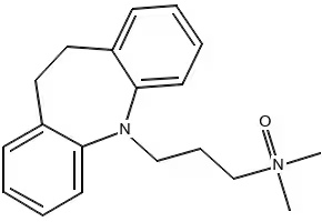 Imipramine N-oxide structure, CAS 6829-98-7