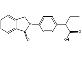 Indobufen structure, CAS 63610-08-2