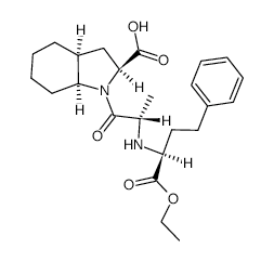 Indolapril structure, CAS 80876-01-3