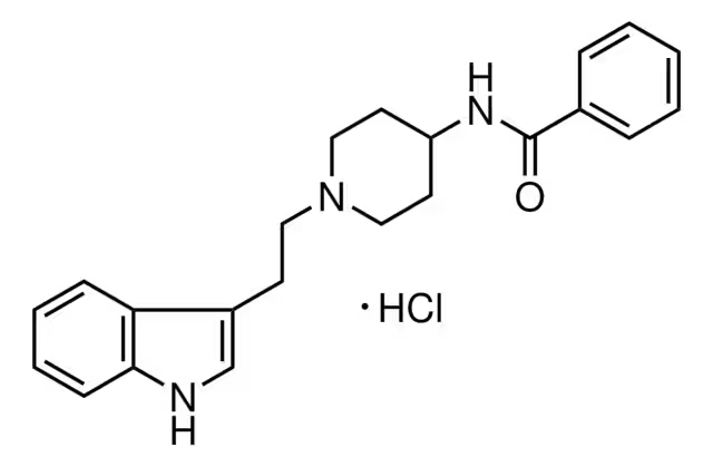 Indoramin structure, CAS 26844-12-2
