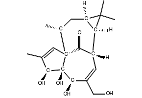 Ingenol structure, CAS 30220-46-3