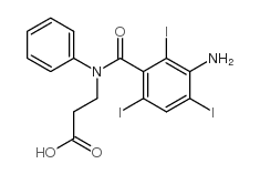 Iobenzamic acid structure, CAS 3115-05-7