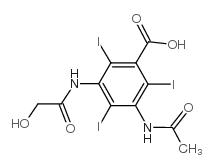 Ioxotrizoic acid structure, CAS 19863-06-0