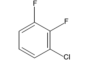 1-Chloro-2,3-difluorobenzene structure, CAS 56556-47-5