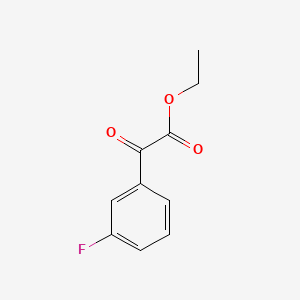 Ethyl 3-fluorobenzoylformate structure, CAS 110193-59-4