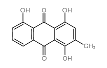 Islandicin structure, CAS 476-56-2