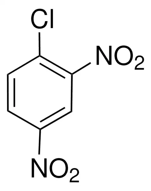 1-Chloro-2,4-dinitrobenzene structure, CAS 97-00-7
