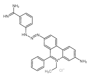 Isometamidium chloride structure, CAS 34301-55-8