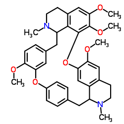 Isotetrandrine structure, CAS 477-57-6