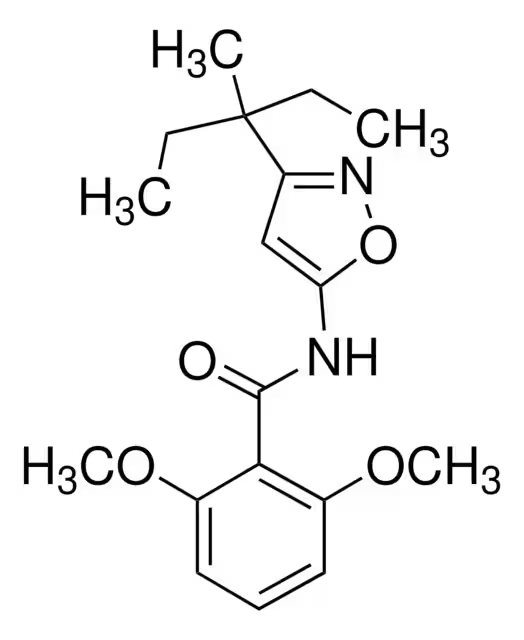 Isoxaben structure, CAS 82558-50-7