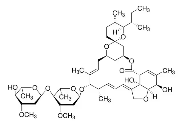 Ivermectin structure, CAS 70288-86-7